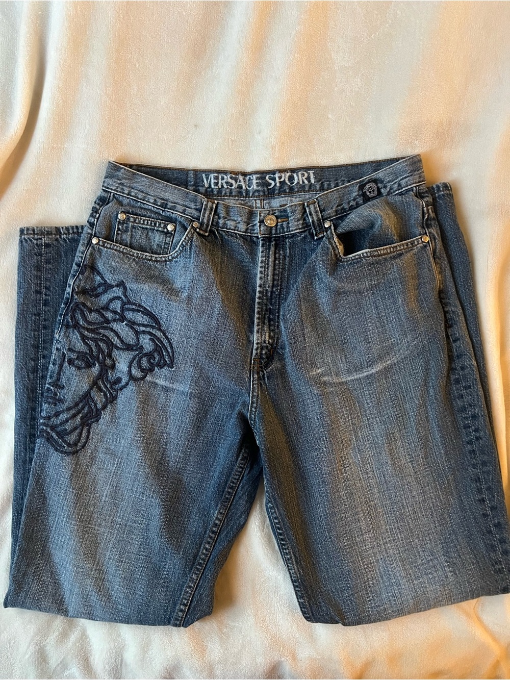 Y2K Rare Versace Boyfriend Jeans
